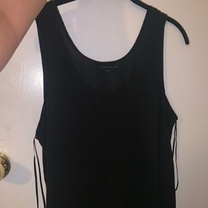 Black see through top